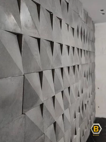 طرح سه بعدی روی دیوار